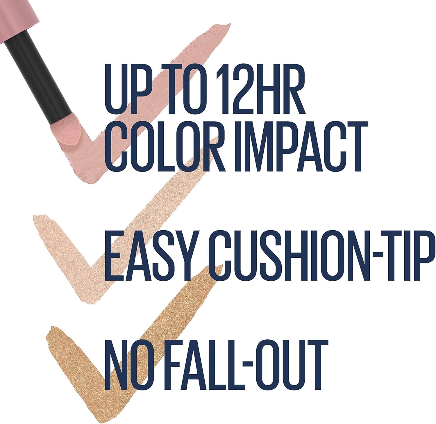 New York Color Strike Eyeshadow Pen Makeup, Long Lasting Eyeshadow Colors, Crease Resistant, No Fall Out, Fade Resistant 30 Spark