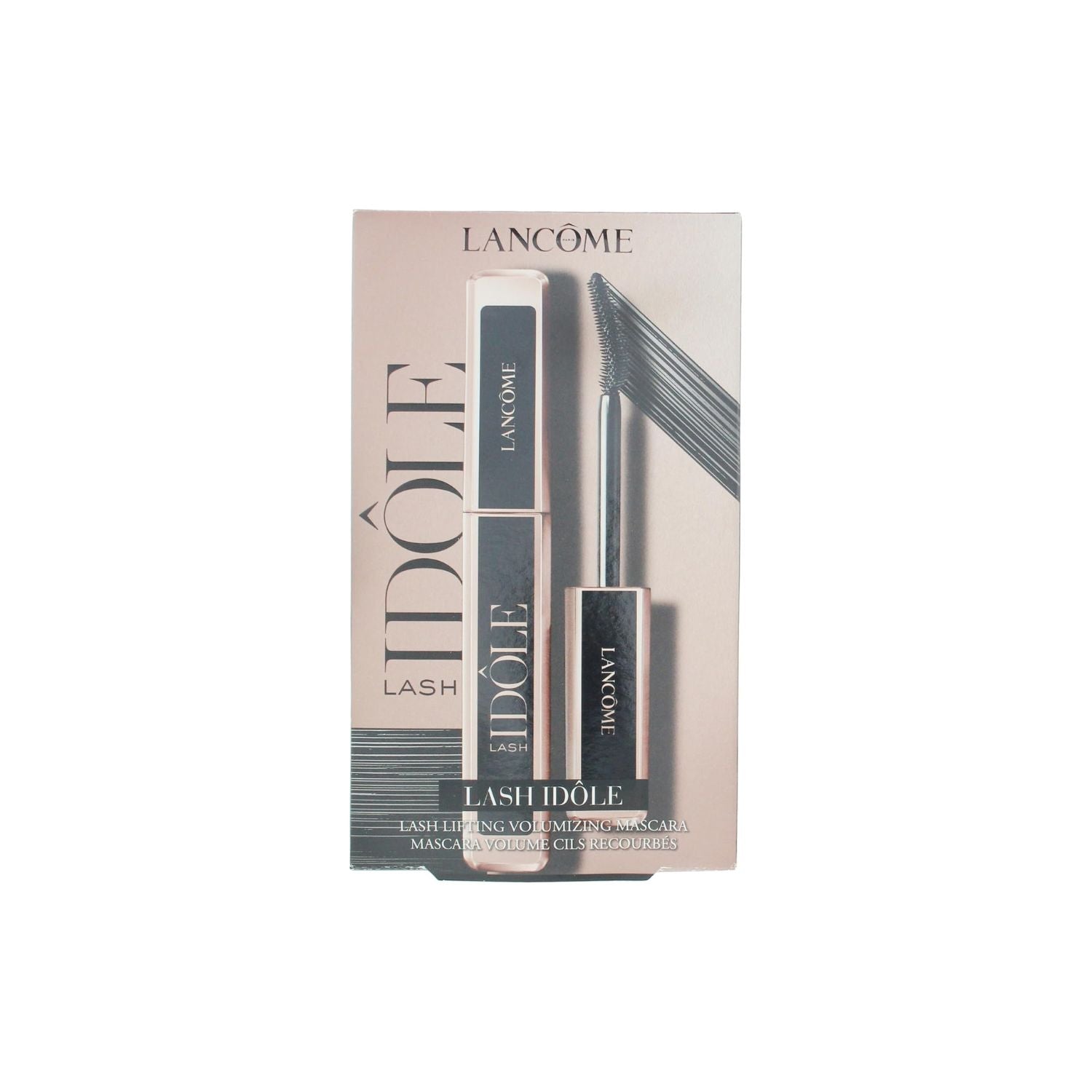 Lancome Mascara Set: 2 X 1.8ml - No1 Black + Eyeliner Pencil No Black 1.8g + Make-Up Remover 30ml