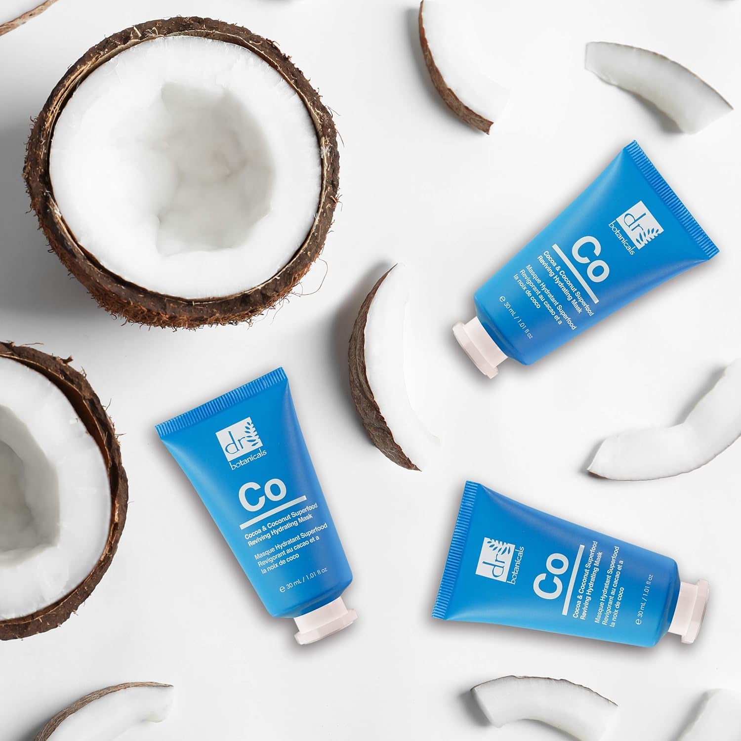 Natural Skincare Cocoa Butter & Coconut Superfood Reviving Hydrating Mask to Hydrate, Nourish and Revive Your Skin