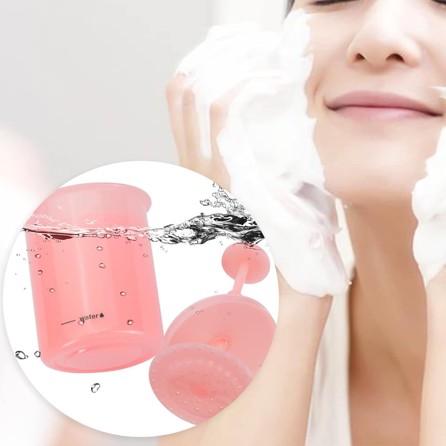 Foam Maker Plastic Bubble Maker Foamer Portable Shower Bath Shampoo Face Cleanser Bubble Foamer Device Facial Cleansing Tool Skin Care