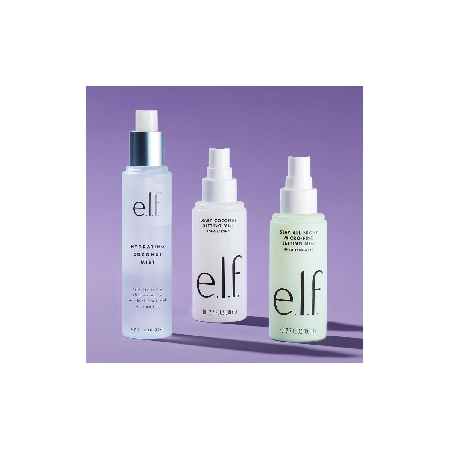 Dewy Coconut Setting Mist, Makeup Setting Spray, Hydrates & Conditions Skin, 2.7 Fl Oz (80Ml)