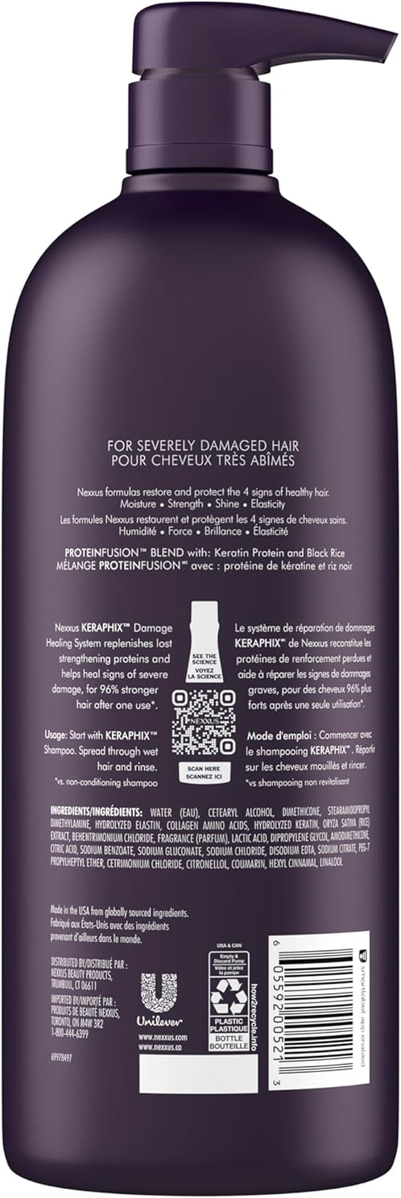 Keraphix Conditioner, for Damaged Hair, 33.8 Ounce
