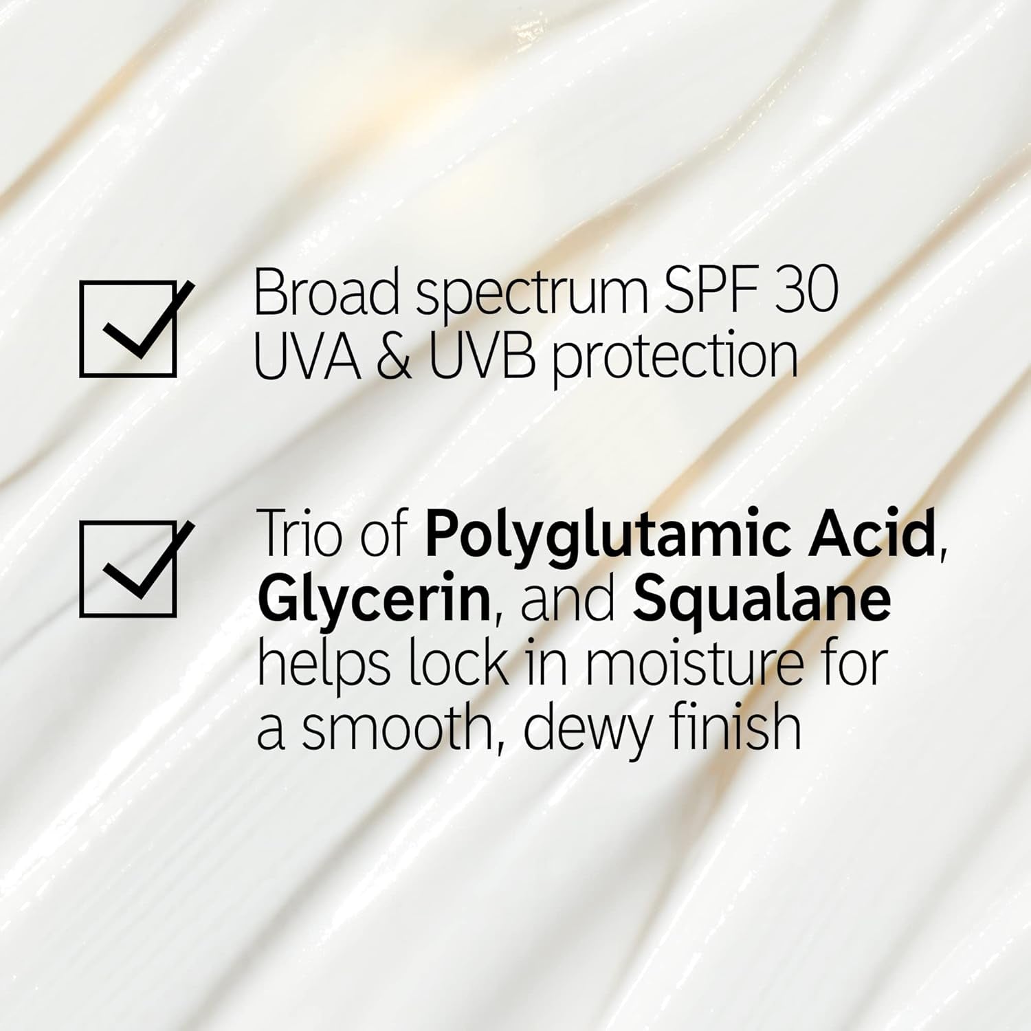 Polyglutamic Acid Dewy Sunscreen SPF30, 50Ml & Omega Water Cream, 50Ml