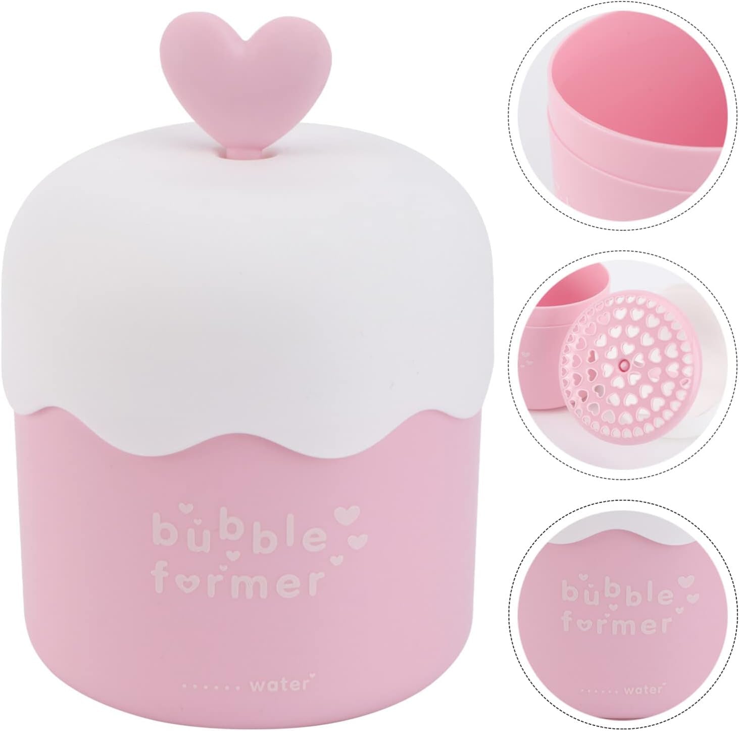 Face Foam Maker,Face Wash Foamer Foam Maker Marshmallow Whip Maker Skin Care Deep Skincare Cleaner Tools for Travel Household Pink