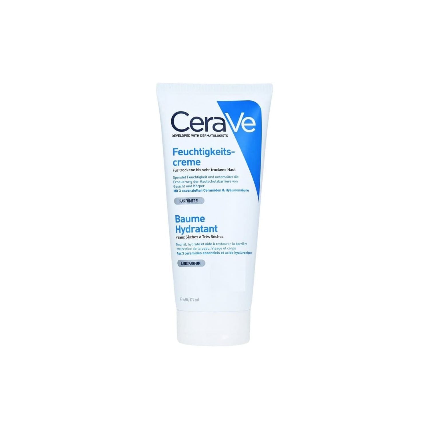 CeraVe Skincare Set: Moisturising Cream 177ml + Foaming Cleanser 236ml – With Hyaluronic Acid, Niacinamide & 3 Essential Ceramides