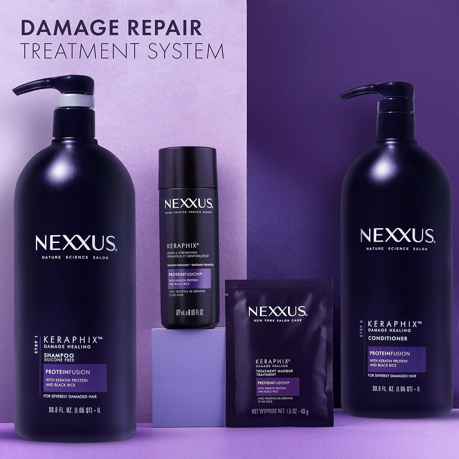 Keraphix Conditioner, for Damaged Hair, 33.8 Ounce