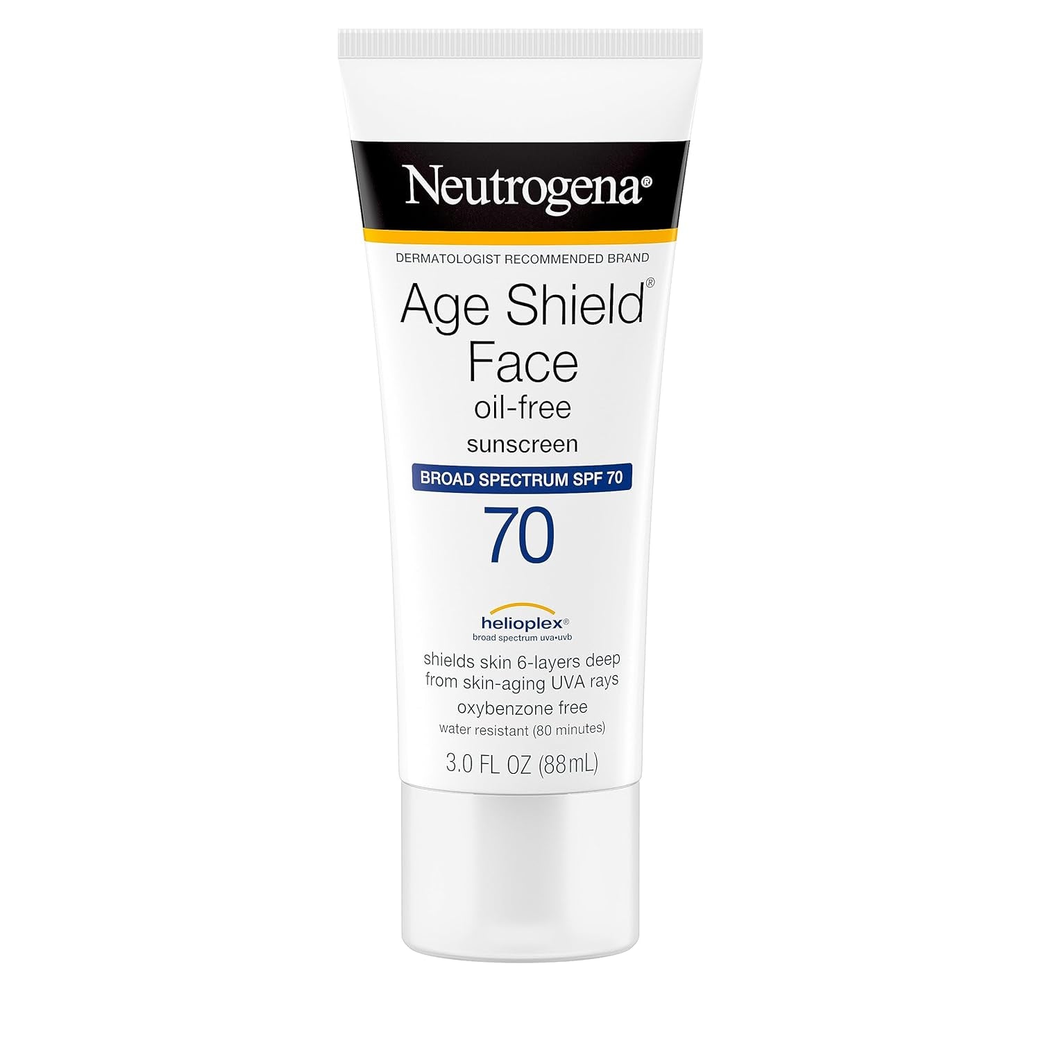 Age Shield Anti-Oxidant Face Lotion Sunscreen Broad Spectrum SPF 70, 3 Fluid Ounce (Pack of 3)