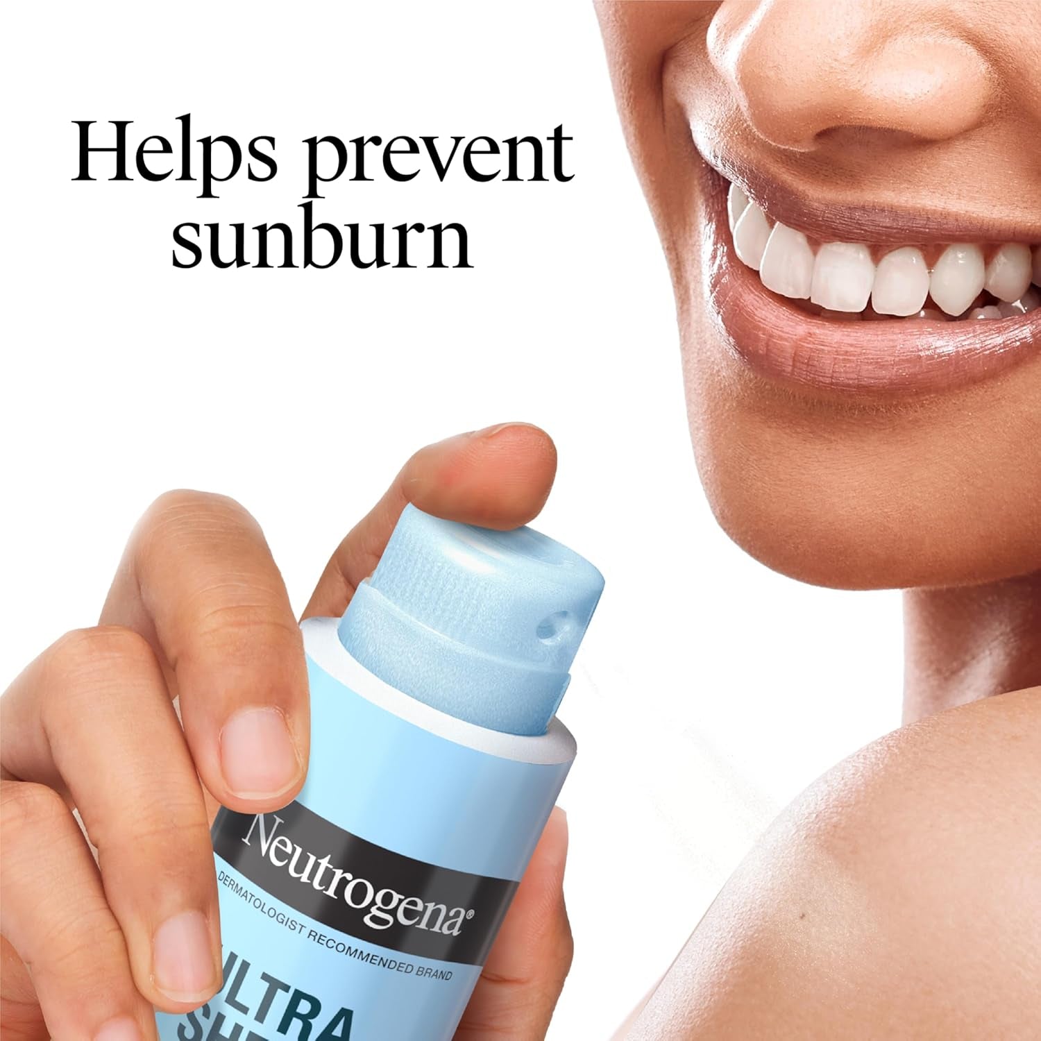 Ultra Sheer Body Mist Sunscreen Spray Broad Spectrum SPF 70, Lightweight, Non-Greasy & Water Resistant, Oil-Free & Non-Comedogenic UVA/UVB Sunscreen Mist, 5 Oz (Pack of 3)